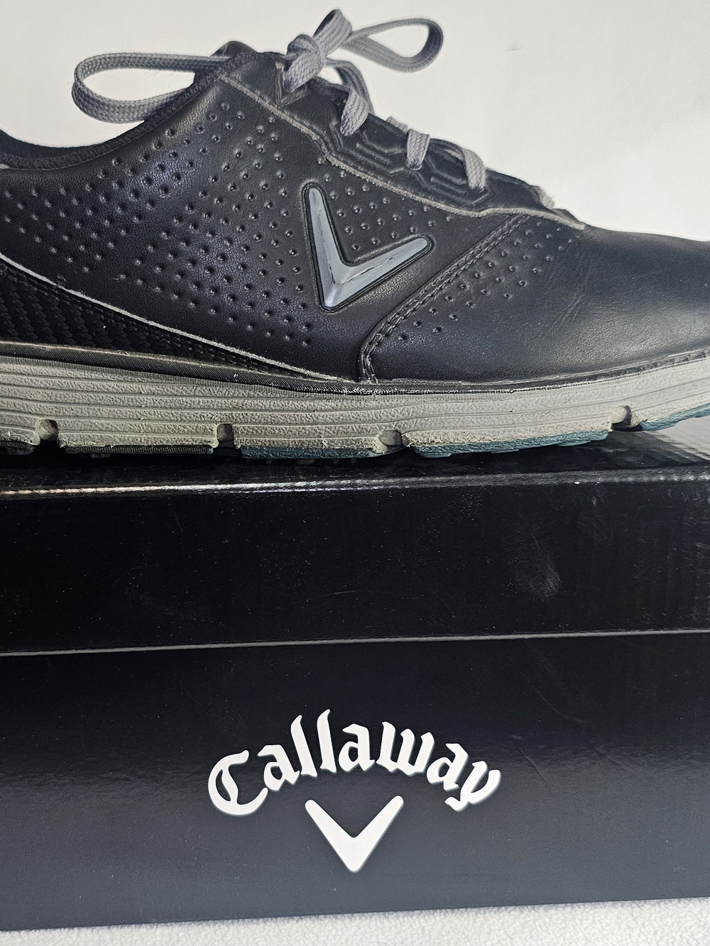 Callaway Men’s Black and Gray Athletic Golf Shoe